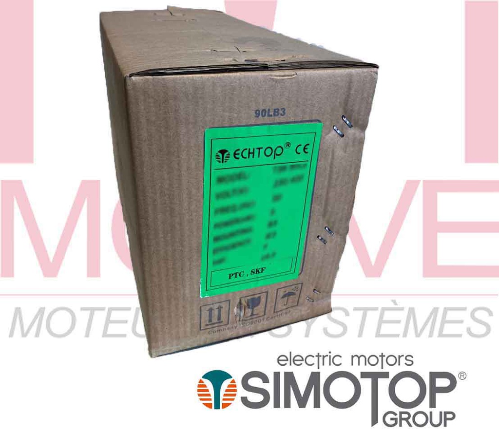 Moteur Triphasé SIMOTOP type T2A 632-2 0,25kw