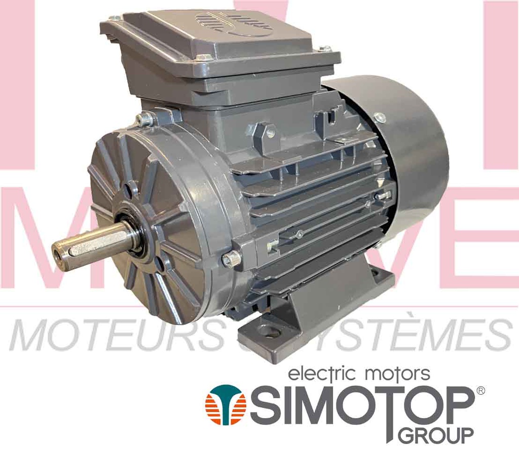 Moteur électrique triphasé 230/400v 1500 tr/min 0,18kw