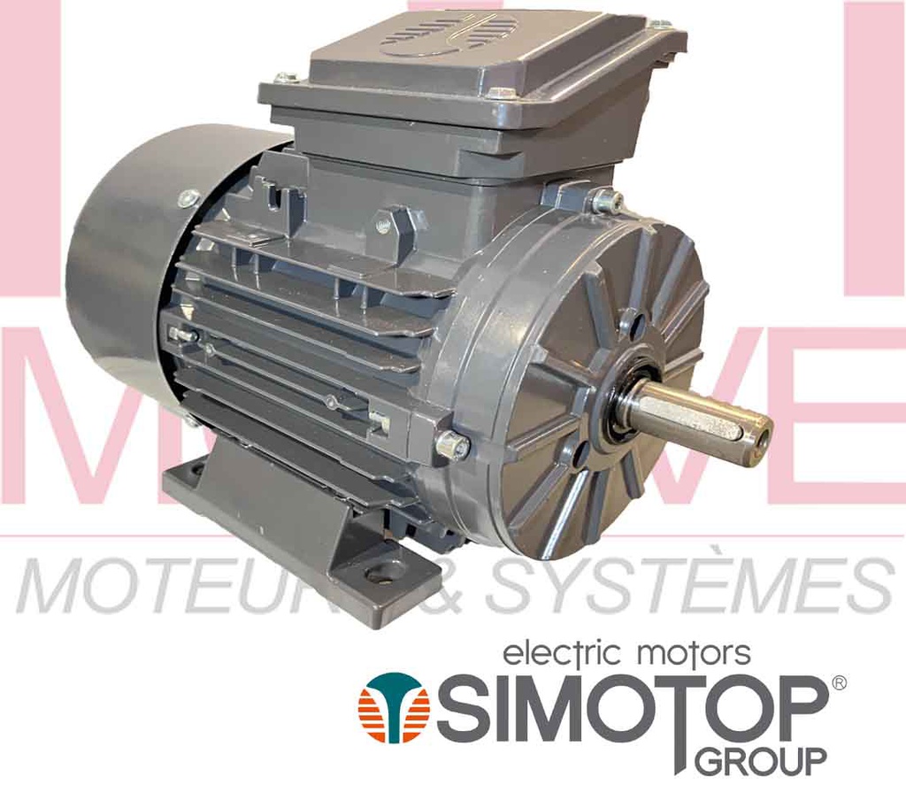 Moteur électrique triphasé 230/400v 1500 tr/min 0,37kw